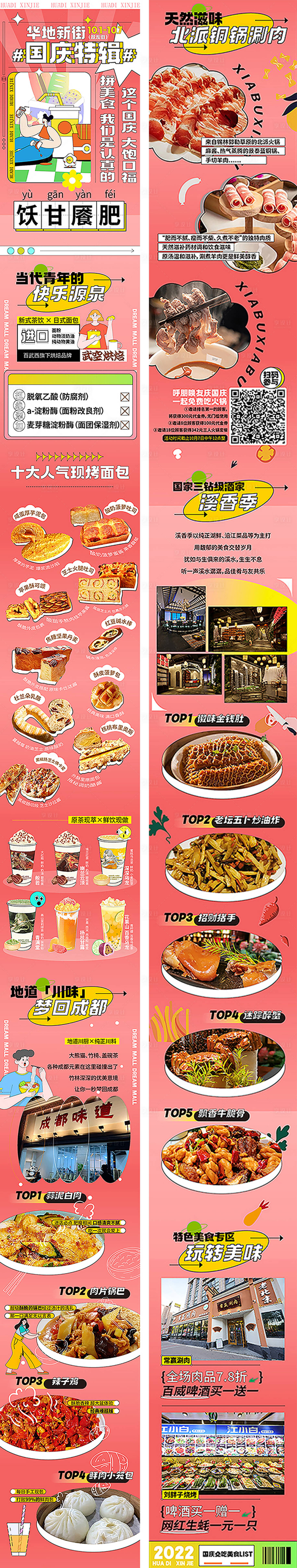 源文件下载【美食合集长图】编号：92470012601317127