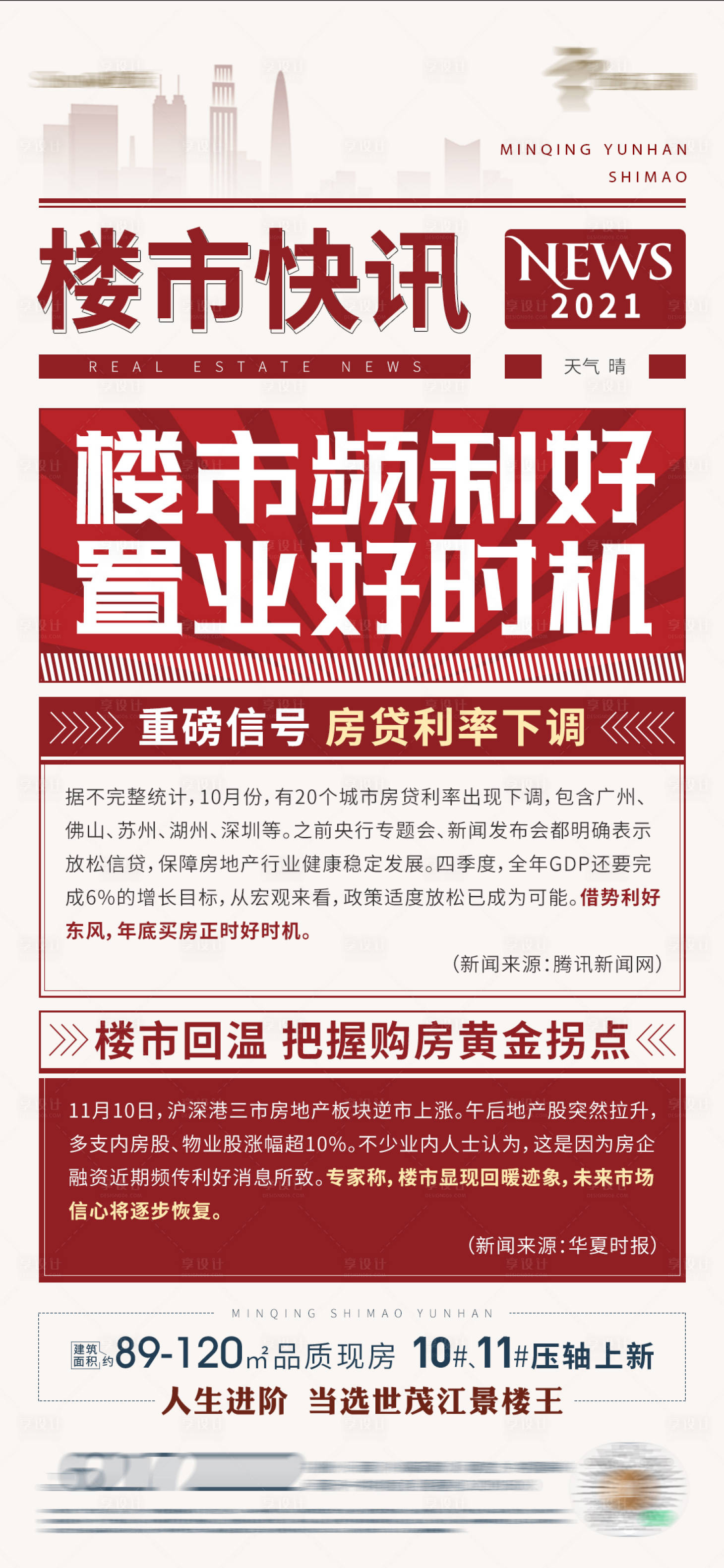 源文件下載【享設(shè)計(jì)】搜索編號(hào)：47990012577026088【樓市利好海報(bào)】