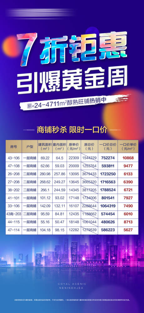源文件下载【地产商铺特价房海报】编号：84910012747532228