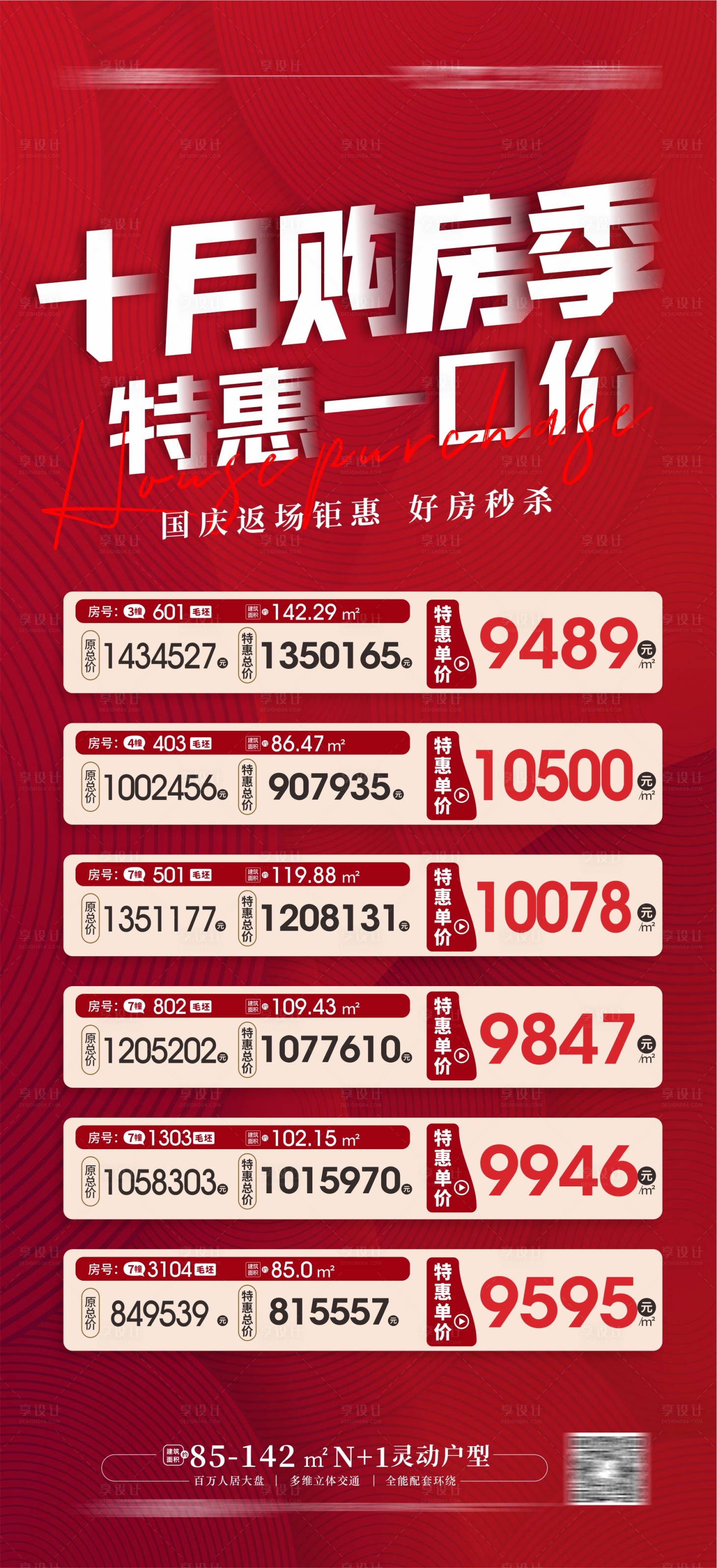 源文件下载【享设计】搜索编号：32610012646028863【特惠一口价特价房海报】