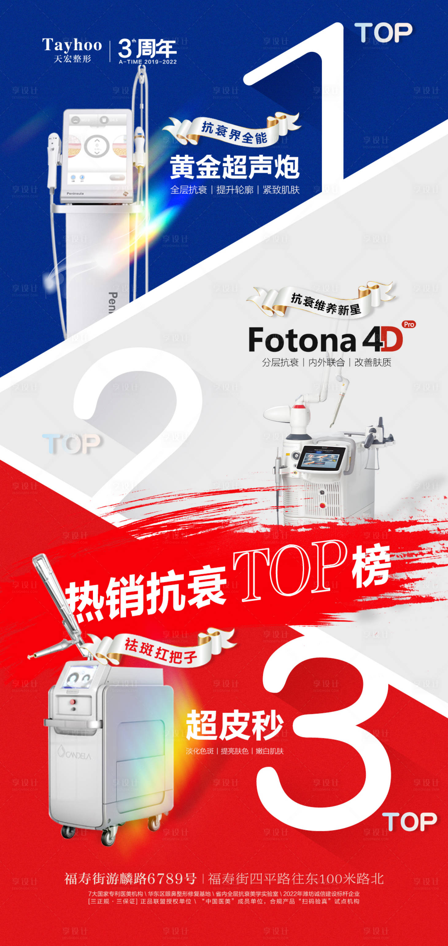 源文件下载【医美整形模特美肤抗衰TOP排行海报】编号：78520012512899473