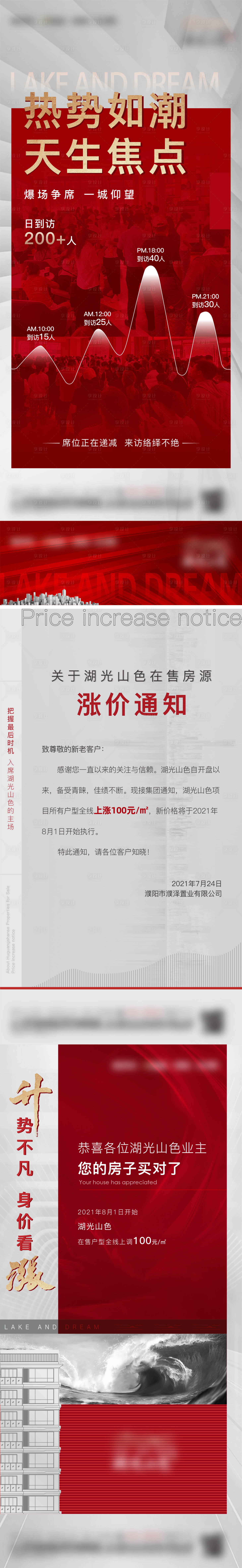 源文件下載【享設計】搜索編號：40190012943341728【地產漲價紅色熱銷系列海報】