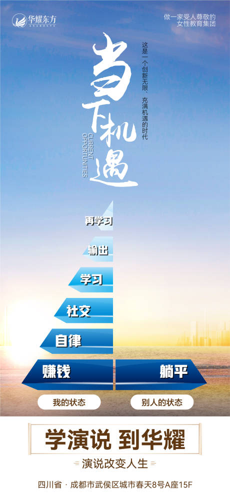 源文件下载【演说机遇状态海报】编号：62670012783279556