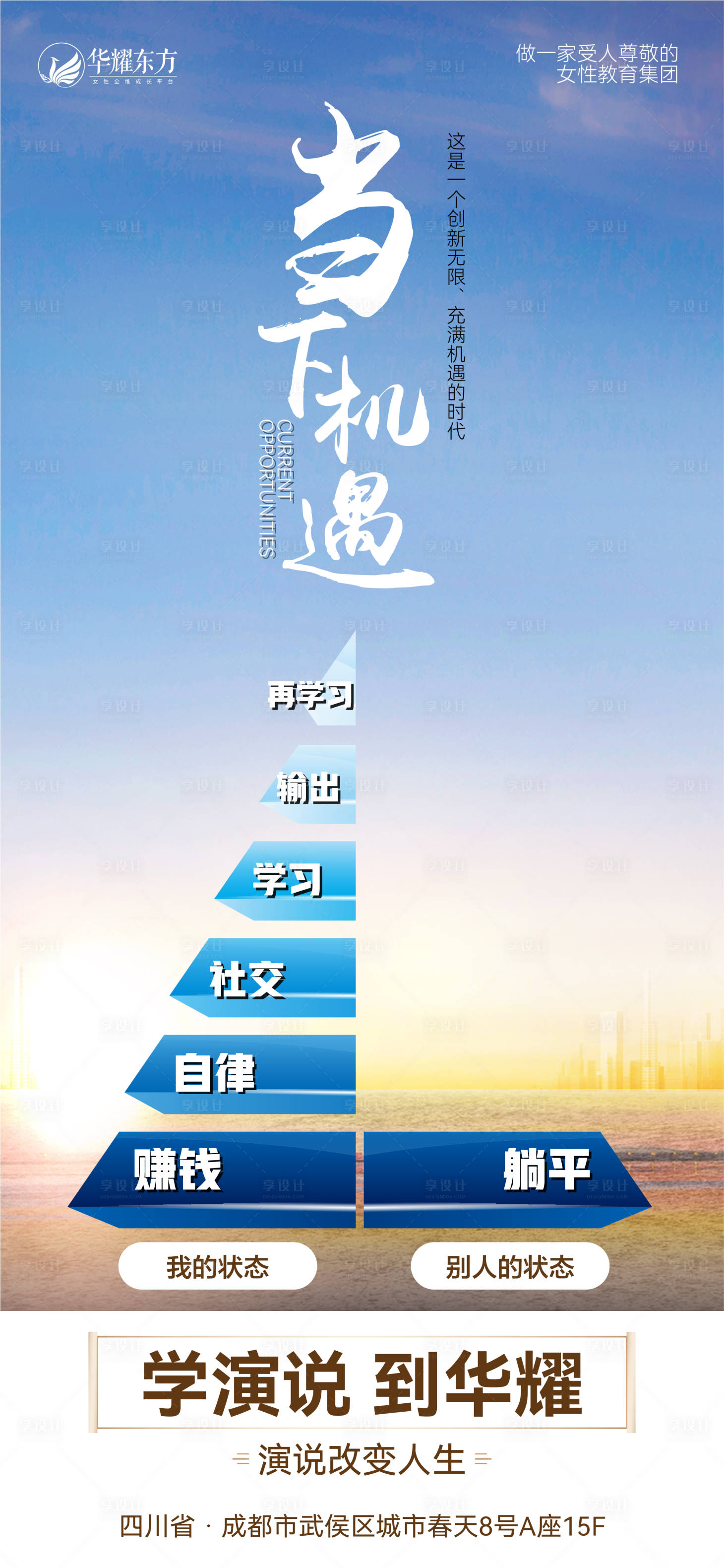 源文件下载【演说机遇状态海报】编号：62670012783279556