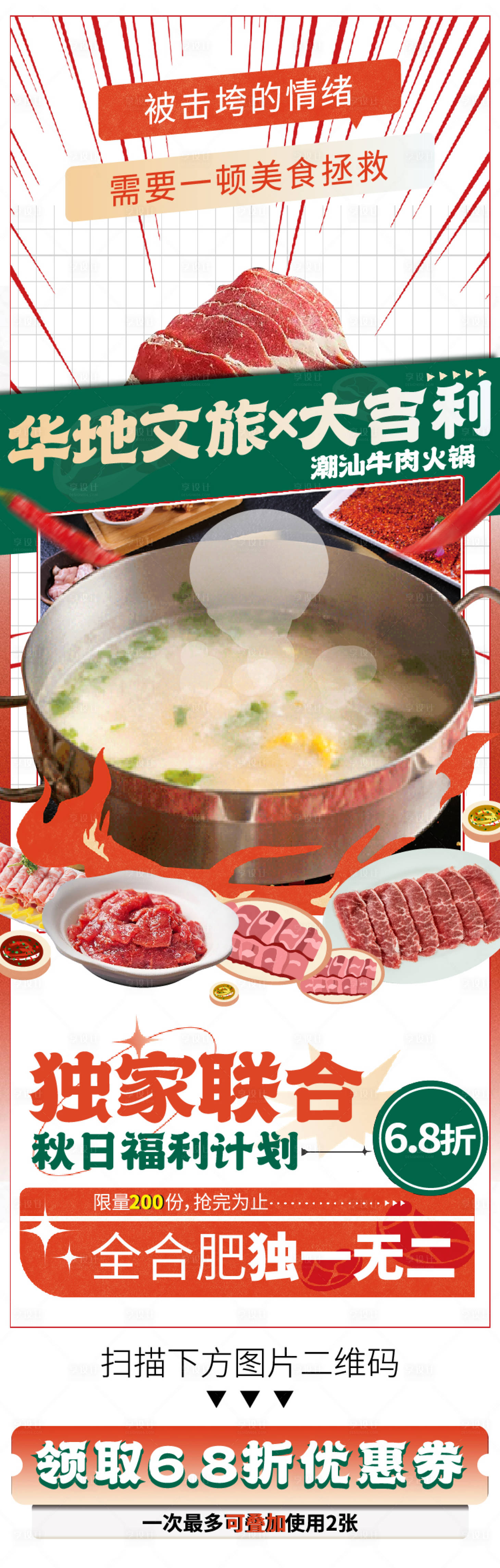 源文件下載【享設(shè)計(jì)】搜索編號(hào)：83640012569596815【火鍋美食長(zhǎng)圖海報(bào)】