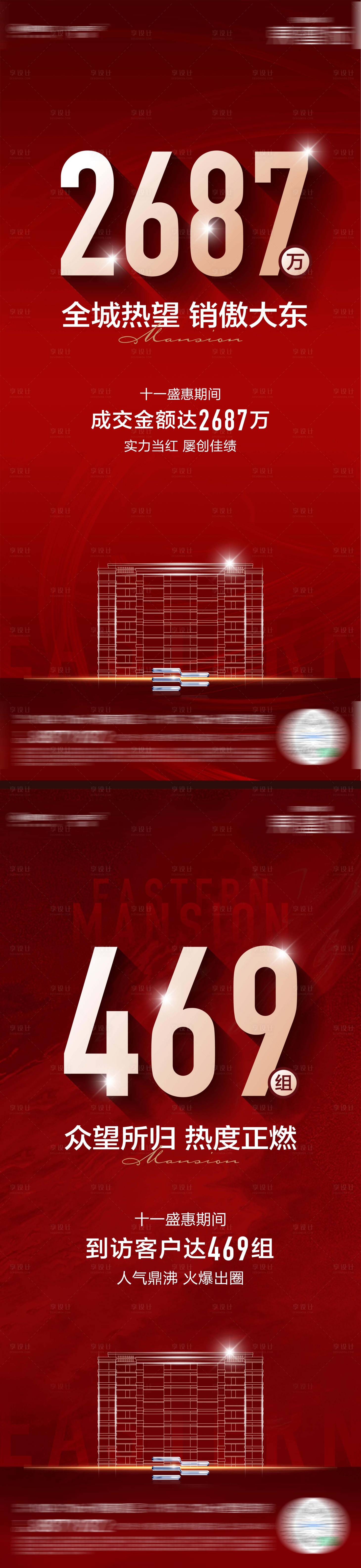 源文件下载【地产热销到访海报】编号：75830012683913435