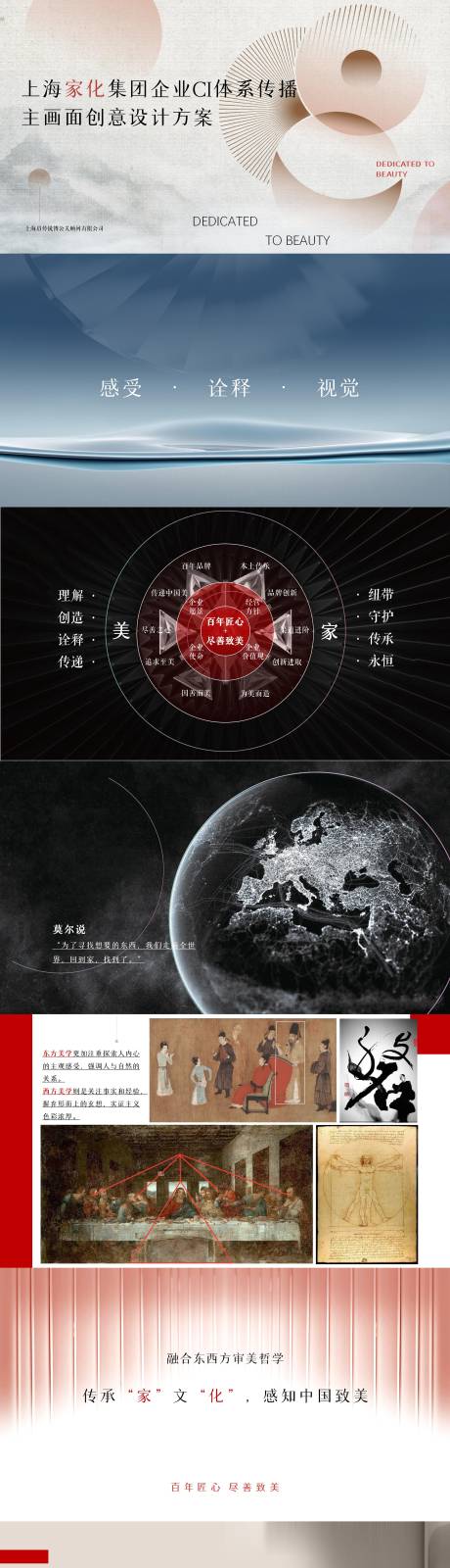 源文件下载【红色中西结合创意设计ppt】编号：20221011103918356