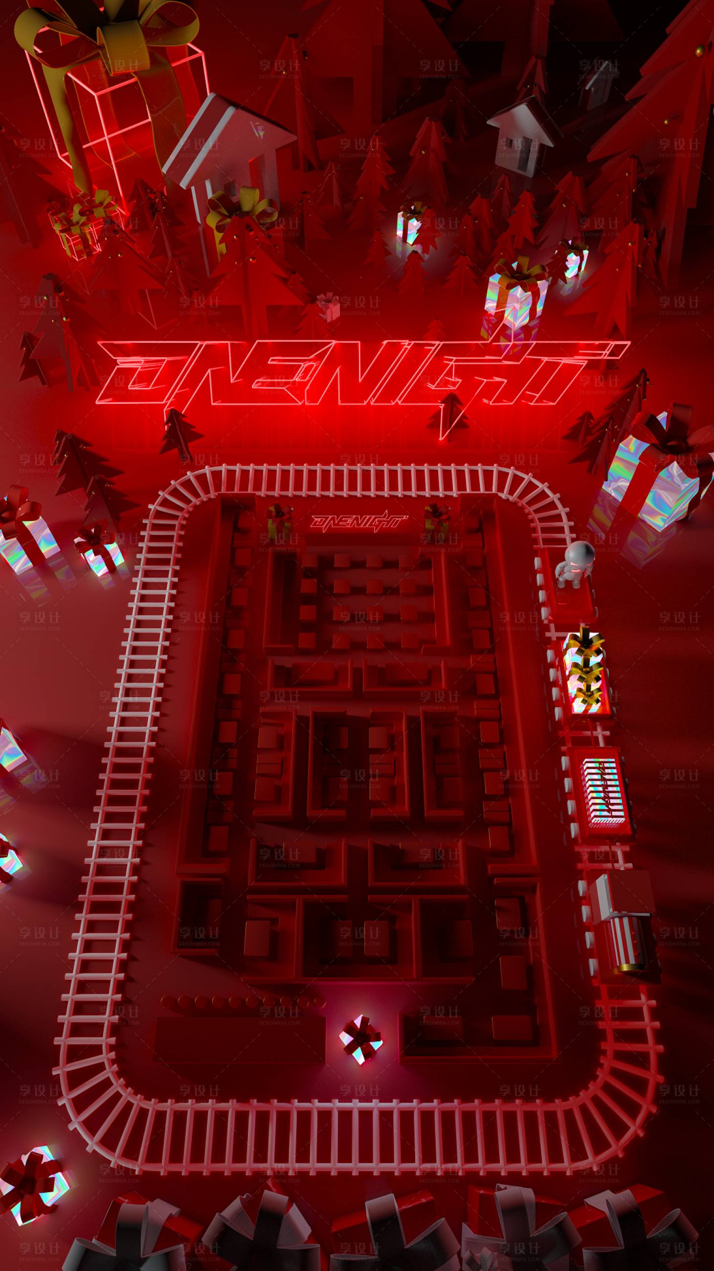 源文件下载【C4D圣诞节座位图】编号：95030012528819246