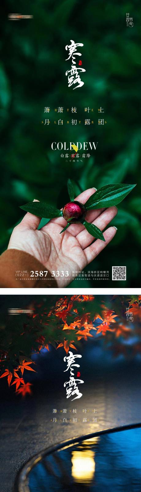 源文件下载【寒露节气海报】编号：44650012543885060