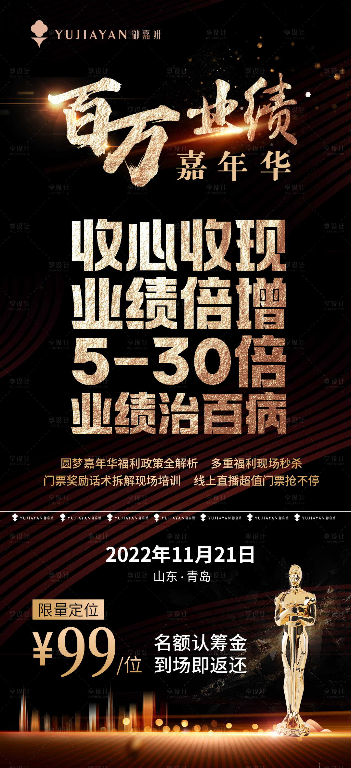 源文件下载【享设计】搜索编号：40650013031329061【医美百万业绩活动海报】
