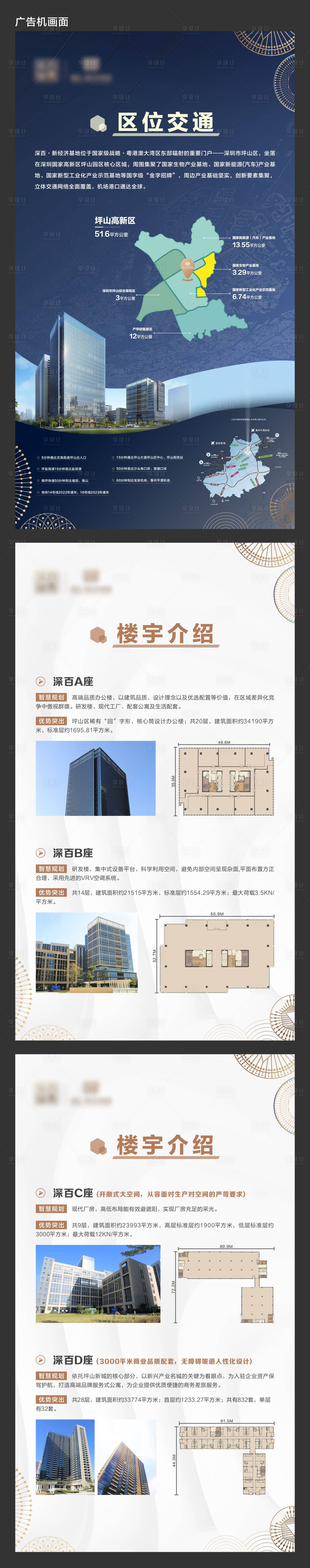 源文件下載【享設(shè)計】搜索編號：26020012642357046【區(qū)位介紹廣告機】