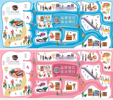 源文件下载【商业卡通展板】编号：88500012783136882