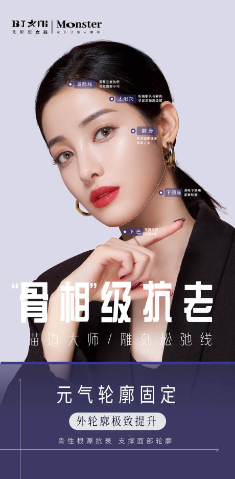 源文件下载【享设计】搜索编号：19400012944737704【医美整形骨相海报】