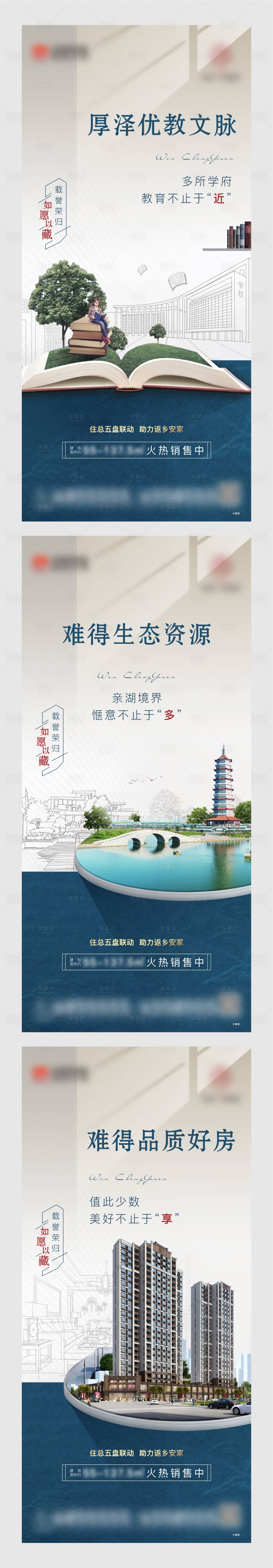 源文件下载【地产系列海报】编号：58450012748117470