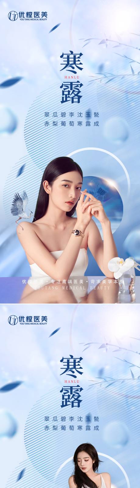 源文件下载【医美寒露节气海报】编号：89320012549624713
