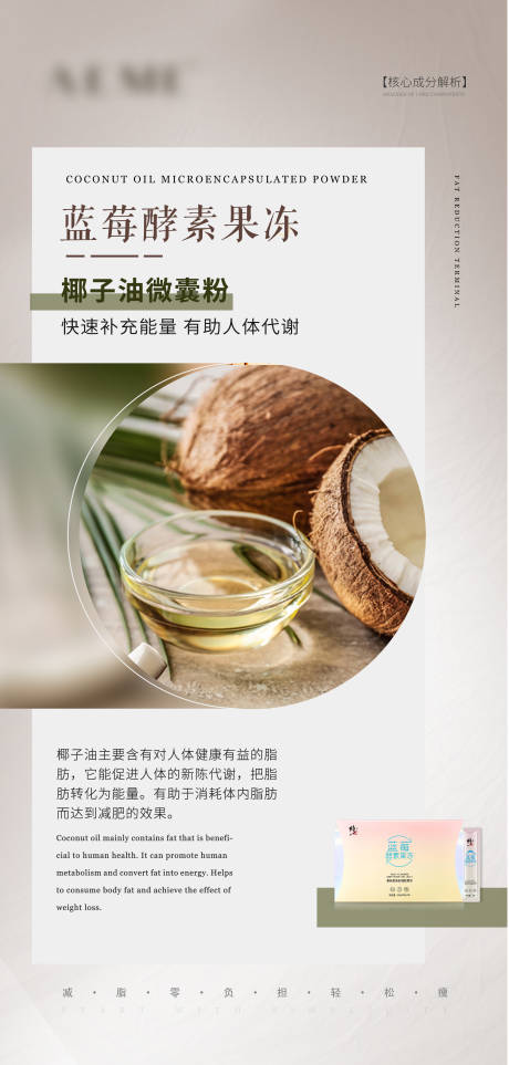 源文件下载【减肥成分海报】编号：78030012667579785