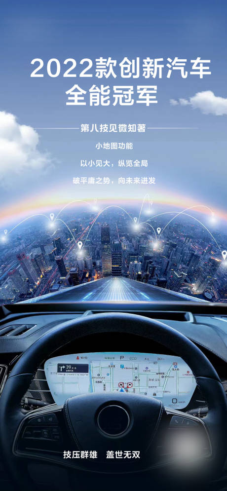 源文件下載【享設(shè)計(jì)】搜索編號(hào)：92740012627893475【汽車定位性能全能冠軍創(chuàng)意海報(bào)】