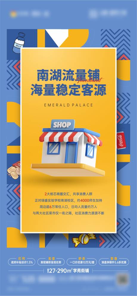 源文件下载【商铺单图海报】编号：36010012932805264