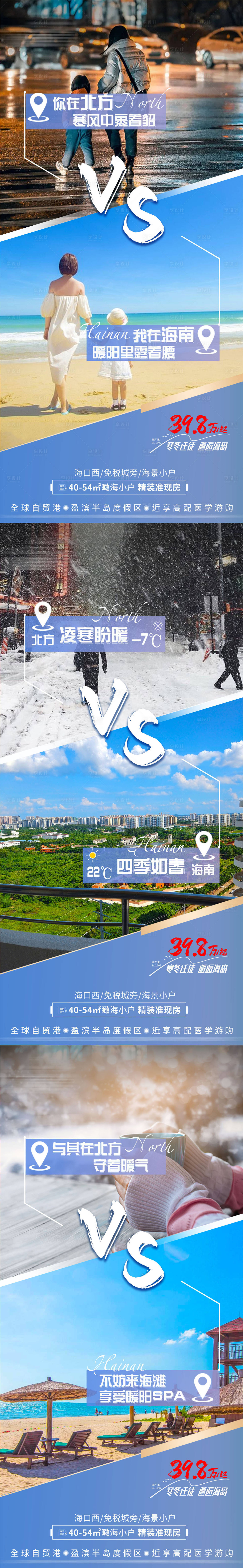 源文件下载【地产气候vs对比海报】编号：33970012985519415