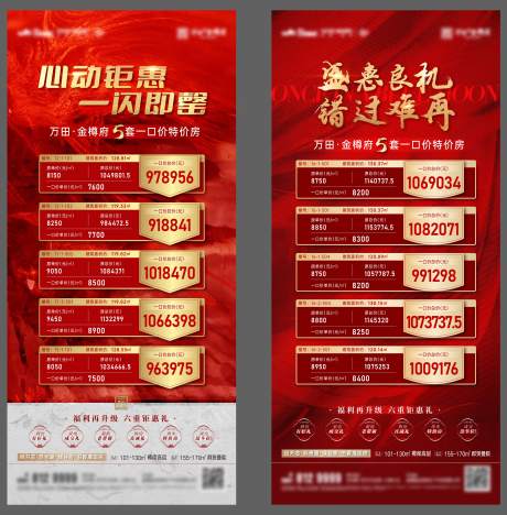 源文件下載【享設(shè)計】搜索編號：81330012766991543【紅金熱銷特價房海報】