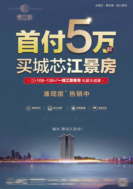源文件下载【地产宣传海报】编号：25680012750249090