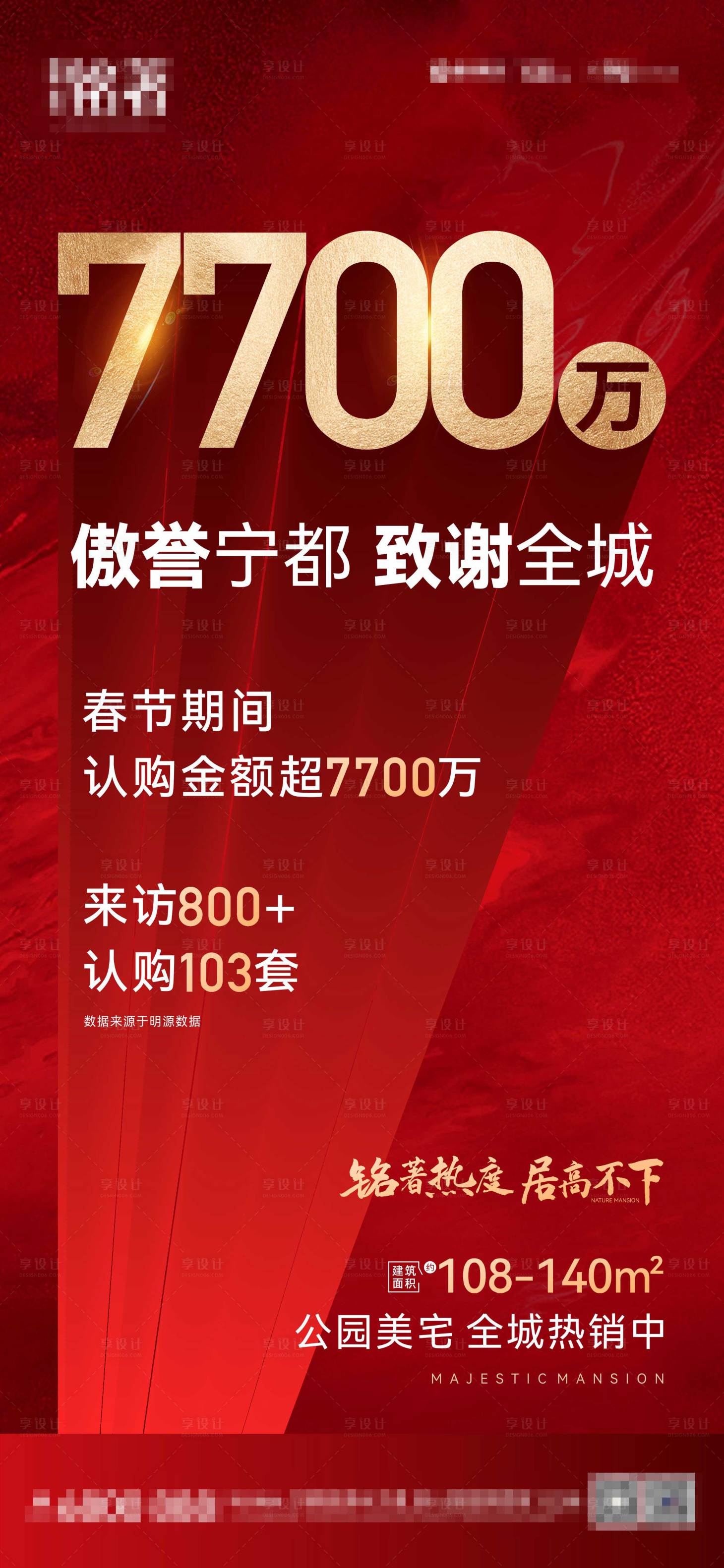 源文件下載【享設(shè)計(jì)】搜索編號：87030012596353408【地產(chǎn)熱銷數(shù)據(jù)海報(bào)】