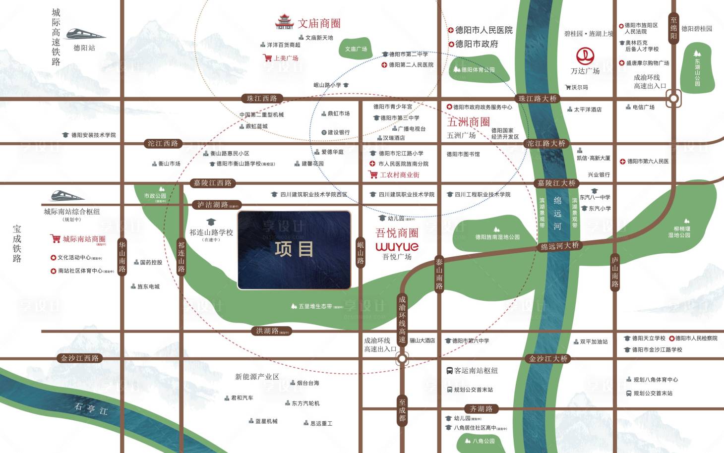 源文件下載【享設(shè)計】搜索編號：78060012710296610【地產(chǎn)區(qū)位圖】
