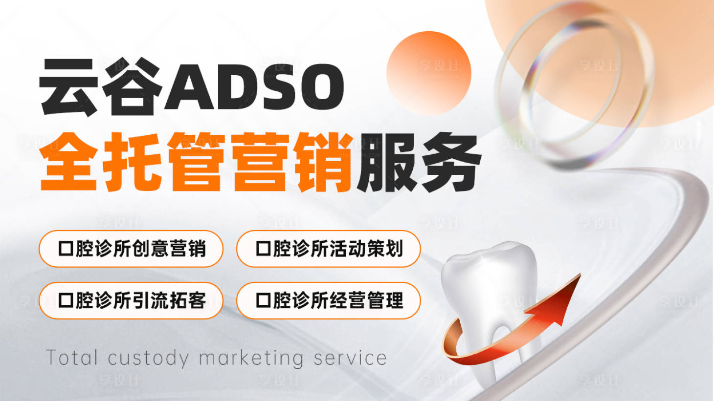 源文件下载【享设计】搜索编号：68700013247564650【口腔代运营头条推广大图】