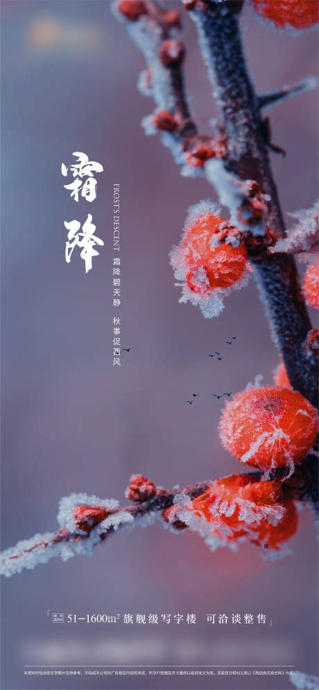 源文件下载【享设计】搜索编号：48690013141931108【霜降微信海报】
