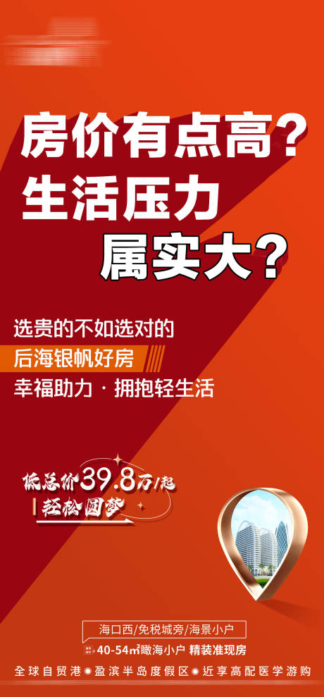 源文件下载【房价有点高地产海报】编号：20221107170151346