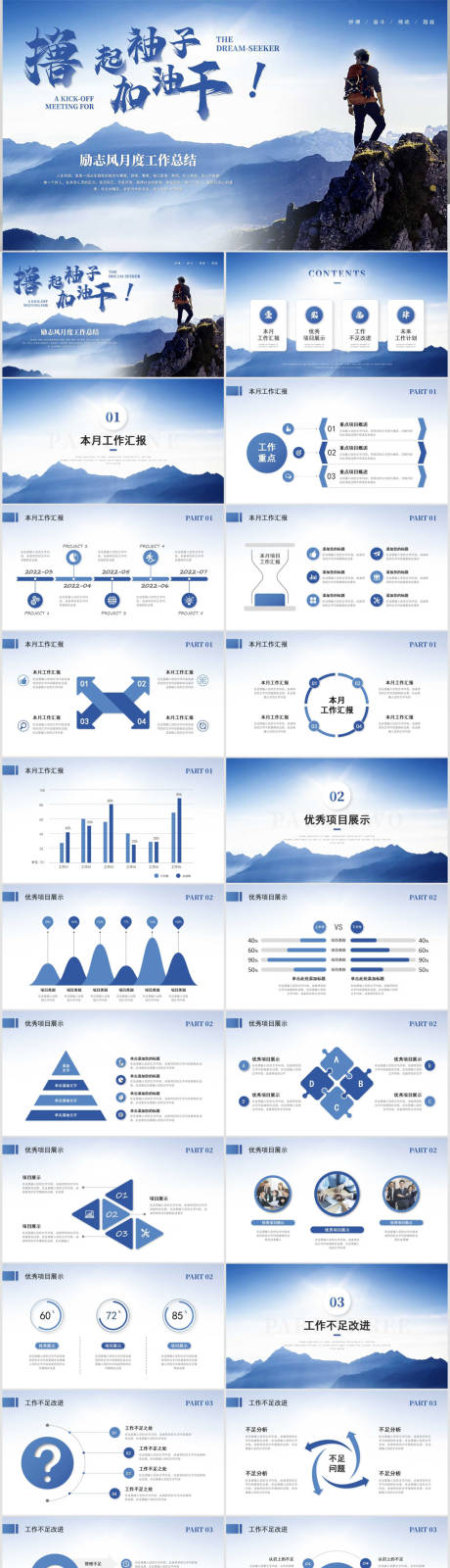 编号：20221109093021785【享设计】源文件下载-励志风月度工作总结工作汇报述职报告 