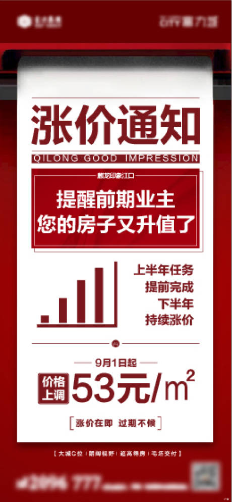 源文件下载【热销涨价通知海报】编号：20221109145100370