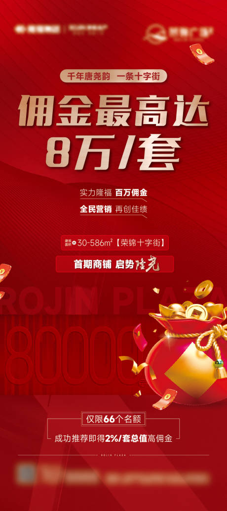 源文件下载【全民经纪人红金海报】编号：46340013445255744