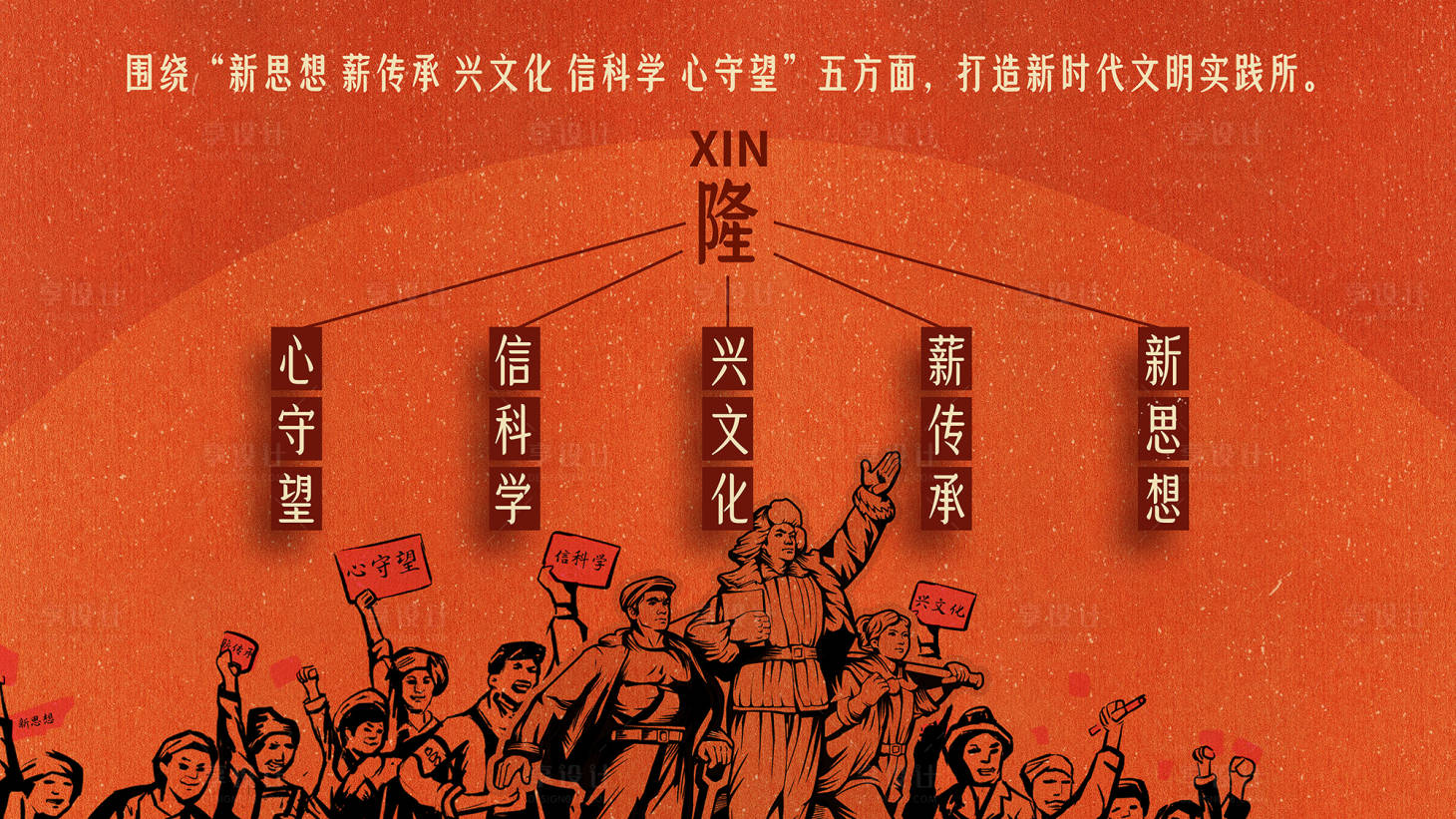 源文件下载【复古民国大字报海报】编号：62750013594724691