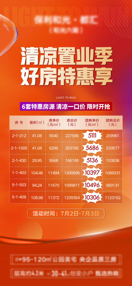 源文件下载【享设计】搜索编号：33540013384926879【人气特价房缤纷海报】