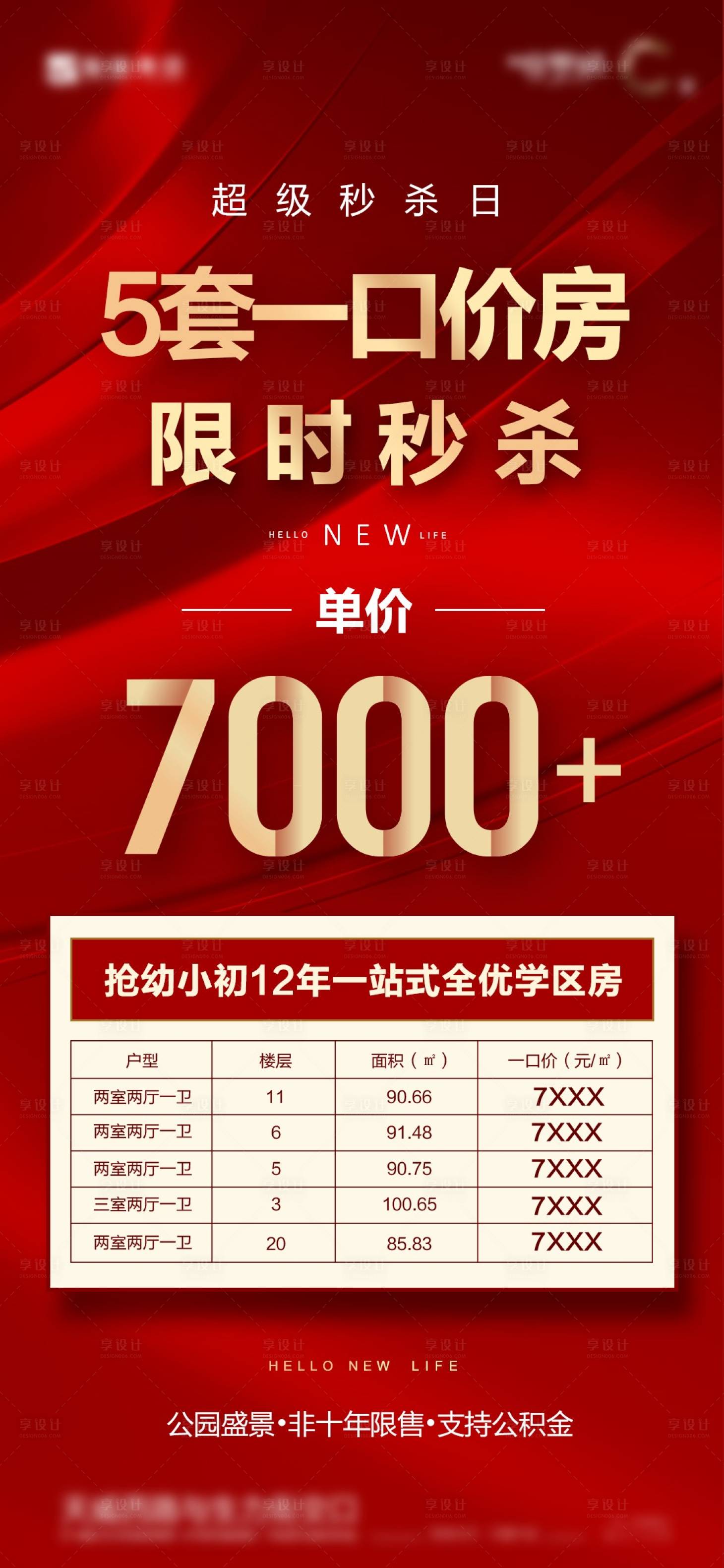 源文件下载【享设计】搜索编号：88480013044144848【地产一口价海报】