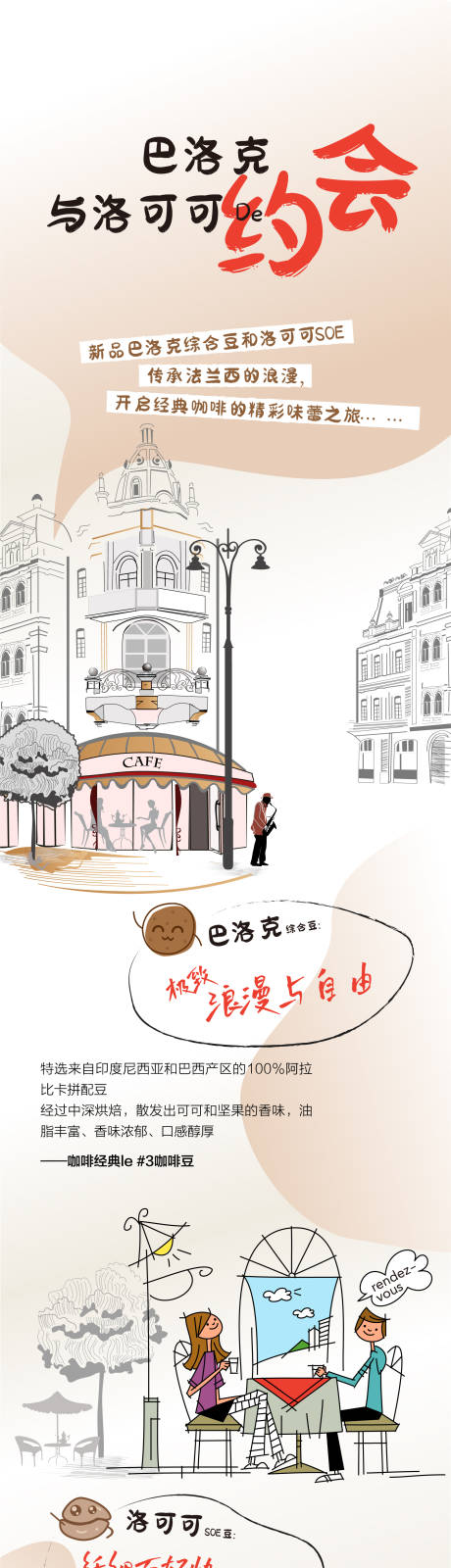 源文件下载【咖啡约会活动长图海报】编号：70290013551314273