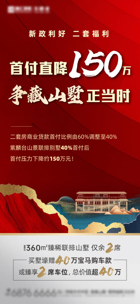 源文件下載【別墅政策單圖】編號：91360013566559134