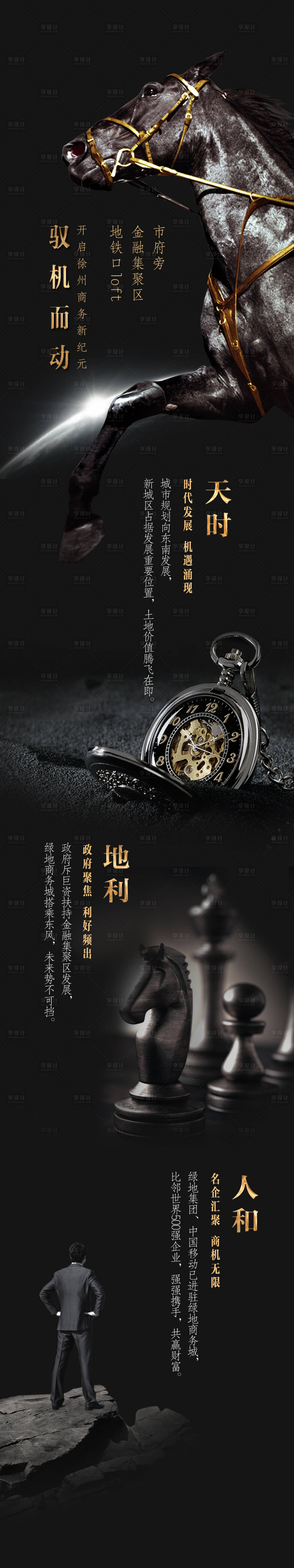 源文件下載【地產黑金商業長圖】編號：17550013505378431