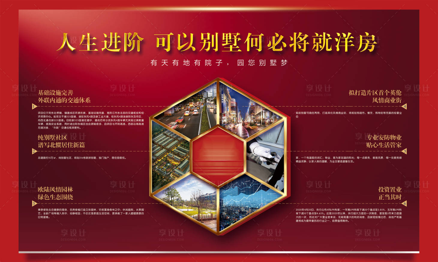 源文件下载【享设计】搜索编号：89010013533431975【十大理由别墅价值点户外广告海报】