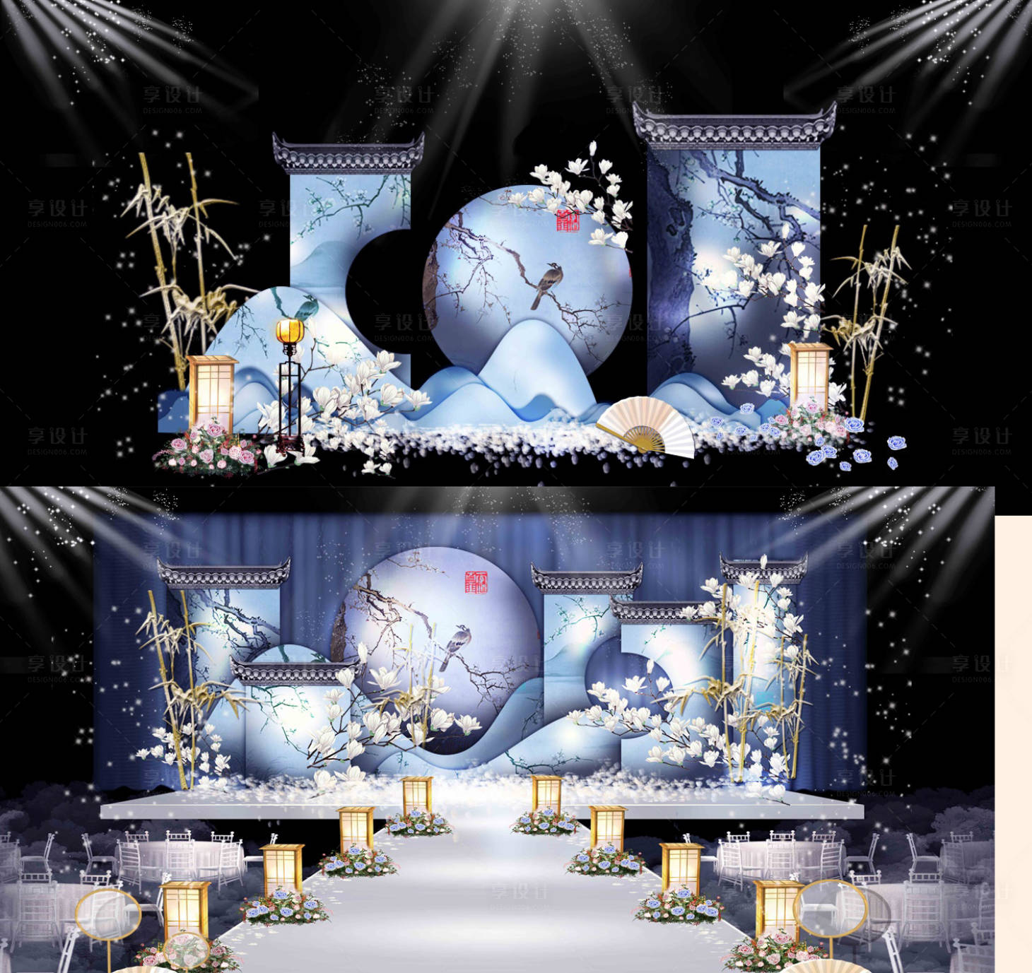 源文件下载【享设计】搜索编号：86420013300098189【婚礼效果活动展板】