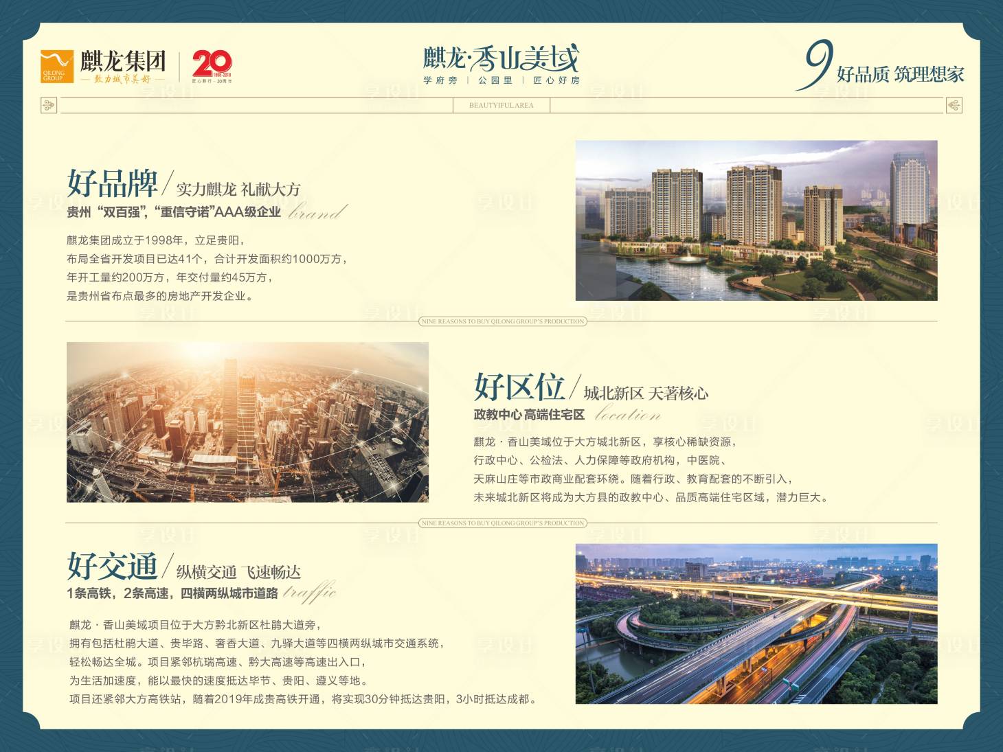 源文件下載【享設計】搜索編號：73130013488517987【地產價值點展板】