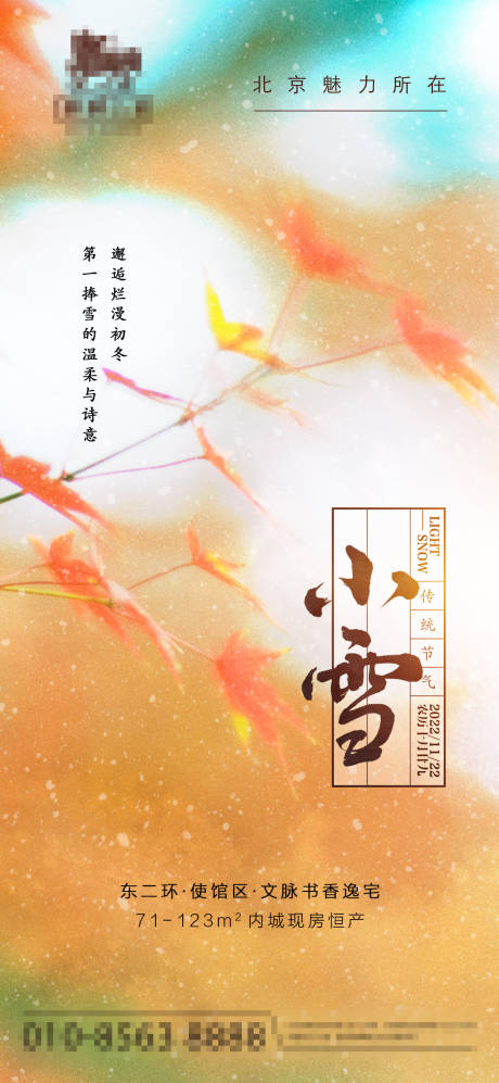 小雪海报