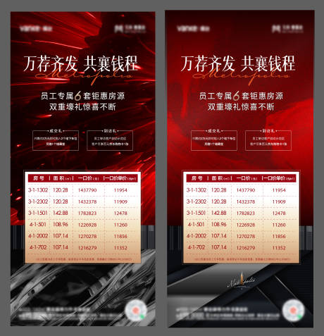 源文件下载【地产红色员工推介单图】编号：72190013179754242