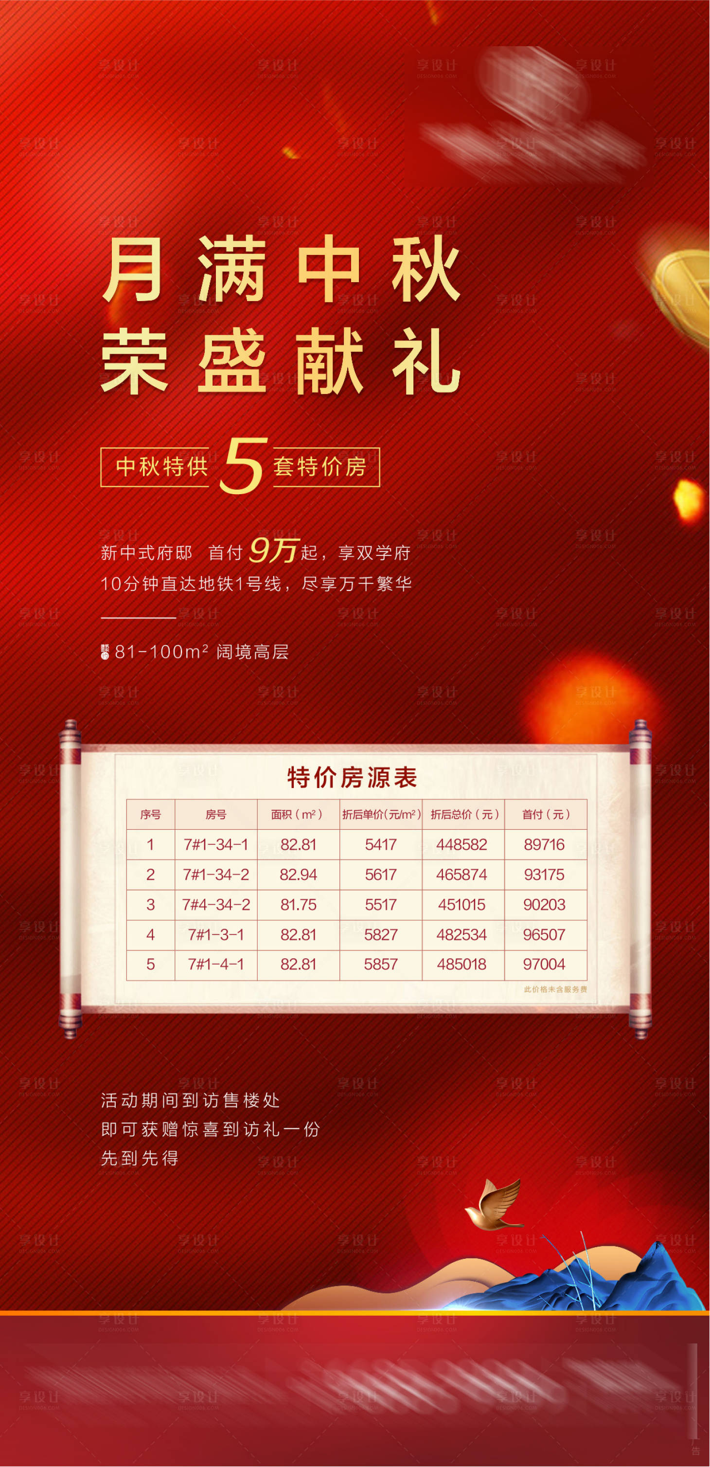 源文件下載【地產(chǎn)熱銷特價(jià)房海報(bào)】編號(hào)：61900013043785055