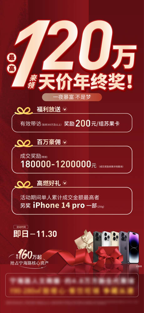 源文件下载【地产渠道奖励海报】编号：42540013576989517