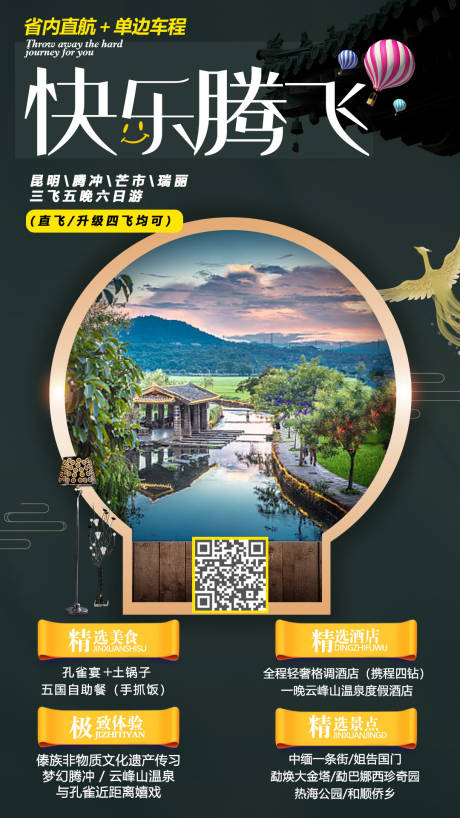 源文件下载【腾冲旅游海报】编号：92330013607147286