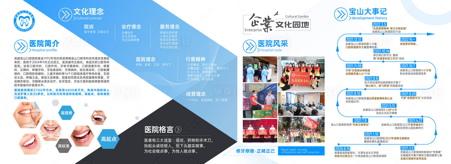 源文件下載【享設計】搜索編號：38710013226477939【口腔文化墻】
