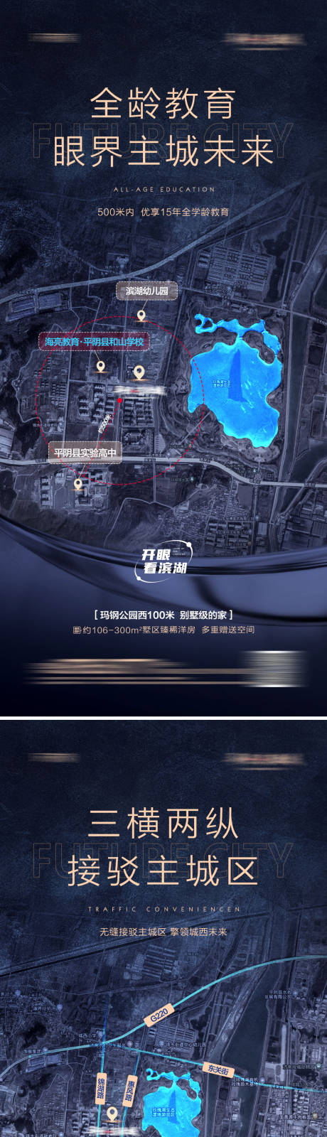 源文件下载【地产区域配套卖点系列海报】编号：20221101110921089