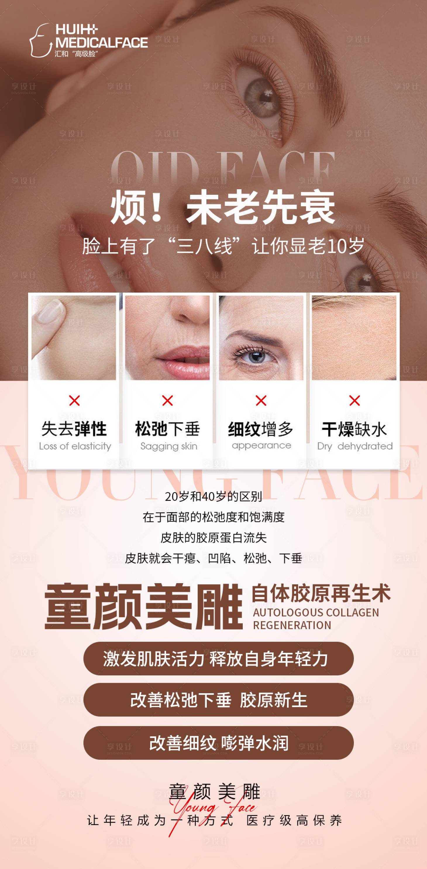 源文件下載【享設計】搜索編號：40620013403801360【醫美項目海報】